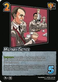 Military Tactics - Attack on Titan: Apocalypse - UniVersus card