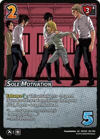 Sole Motivation - Attack on Titan: Apocalypse - UniVersus card