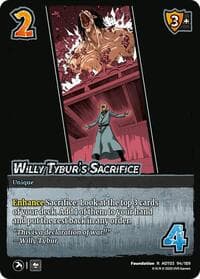 Willy Tybur's Sacrifice - Attack on Titan: Apocalypse - UniVersus card