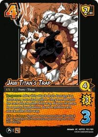 Jaw Titan's Trap - Attack on Titan: Apocalypse - UniVersus card