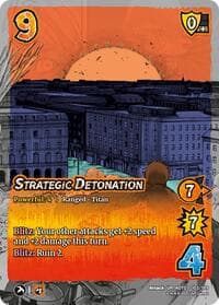 Strategic Detonation - Attack on Titan: Apocalypse - UniVersus card