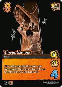 Titanic Capture - Attack on Titan: Apocalypse - UniVersus card