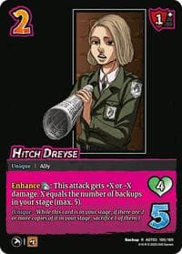 Hitch Dreyse - Attack on Titan: Apocalypse - UniVersus card