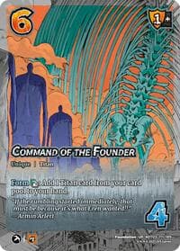 Command of the Founder - Attack on Titan: Apocalypse - UniVersus card