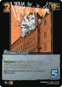 Planned Coup - Attack on Titan: Apocalypse - UniVersus card