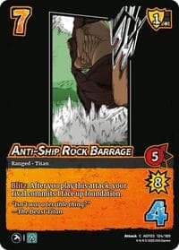 Anti-Ship Rock Barrage - Attack on Titan: Apocalypse - UniVersus card