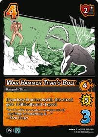 War Hammer Titan's Bolt - Attack on Titan: Apocalypse - UniVersus card