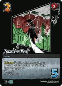 Dramatic Exit - Attack on Titan: Apocalypse - UniVersus card