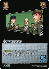Outnumbered - Attack on Titan: Apocalypse - UniVersus card