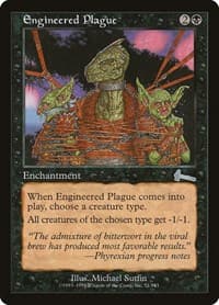 Engineered Plague - Urza's Legacy - Magic: The Gathering card