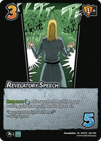 Revelatory Speech - Attack on Titan: Apocalypse - UniVersus card