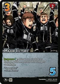 Major Victory - Attack on Titan: Apocalypse - UniVersus card