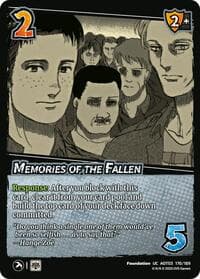 Memories of the Fallen - Attack on Titan: Apocalypse - UniVersus card