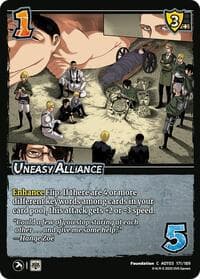 Uneasy Alliance - Attack on Titan: Apocalypse - UniVersus card