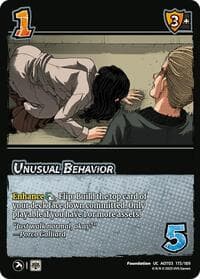 Unusual Behavior - Attack on Titan: Apocalypse - UniVersus card