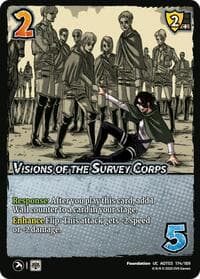 Visions of the Survey Corps - Attack on Titan: Apocalypse - UniVersus card