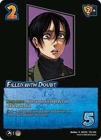 Filled with Doubt - Attack on Titan: Apocalypse - UniVersus card