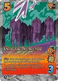 Unyielding Destruction - Attack on Titan: Apocalypse - UniVersus card