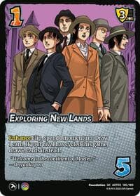 Exploring New Lands - Attack on Titan: Apocalypse - UniVersus card