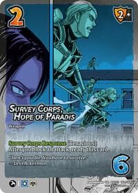 Survey Corps, Hope of Paradis - Attack on Titan: Apocalypse - UniVersus card