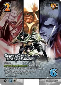 Survey Corps, Hope of Paradis (Promo) - Attack on Titan: Apocalypse - UniVersus card