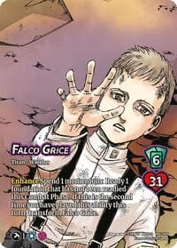 Falco Grice // Jaw Titan, Flying Form (Alternate Art) - Attack on Titan: Apocalypse - UniVersus card