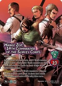 Hange Zoe, 14th Commander of the Survey Corps (Alternate Art) - Attack on Titan: Apocalypse - UniVersus card