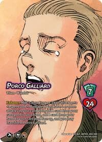 Porco Galliard // Jaw Titan, Crushing Biter (Alternate Art) - Attack on Titan: Apocalypse - UniVersus card