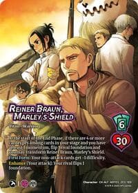 Reiner Braun, Marley's Shield // Armored Titan, Finale (Alternate Art) - Attack on Titan: Apocalypse - UniVersus card