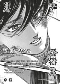 The Final Slash (Alternate Art) - Attack on Titan: Apocalypse - UniVersus card