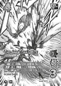 The Jaw Titan's Bite (Alternate Art) - Attack on Titan: Apocalypse - UniVersus card
