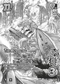 The Rumbling (Alternate Art) - Attack on Titan: Apocalypse - UniVersus card