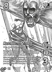 Resurrected Titans (Alternate Art) - Attack on Titan: Apocalypse - UniVersus card