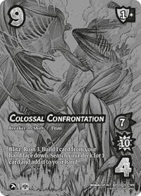 Colossal Confrontation // Seeking Relief  (Alternate Art) - Attack on Titan: Apocalypse - UniVersus card