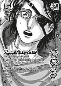 Hange's Last Stand (Alternate Art) - Attack on Titan: Apocalypse - UniVersus card