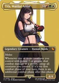 Tifa, Martial Artist (Borderless) - Commander: FINAL FANTASY - Magic: The Gathering card