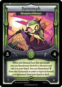 Spinymph - Champion of Hermes - Organized Play Series 3 - Elestrals card