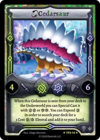 Cedarsaur - Organized Play Series 3 - Elestrals card