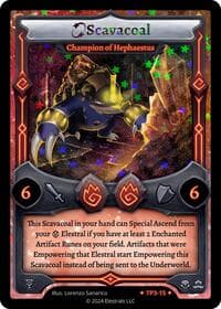 Scavacoal - Champion of Hephaestus - Organized Play Series 3 - Elestrals card