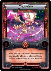 Torchin - Champion of Hestia - Organized Play Series 3 - Elestrals card