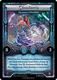Javelantis - Champion of Poseidon - Organized Play Series 3 - Elestrals card