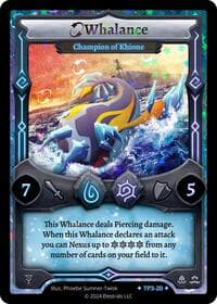 Whalance - Champion of Khione - Organized Play Series 3 - Elestrals card