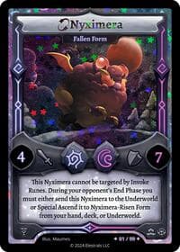 Nyximera - Fallen Form (Serialized) - Organized Play Series 3 - Elestrals card