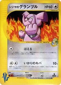 Chuck's Granbull - Pokemon VS - Pokemon Japan card