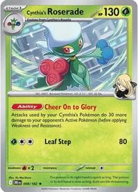 Cynthia's Roserade - SV10: Destined Rivals - Pokemon card