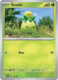 Smoliv - SV10: Destined Rivals - Pokemon card