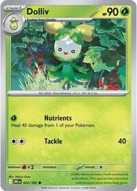 Dolliv - SV10: Destined Rivals - Pokemon card