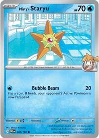 Misty's Staryu - SV10: Destined Rivals - Pokemon card
