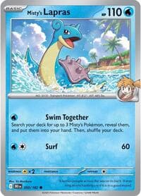 Misty's Lapras - SV10: Destined Rivals - Pokemon card