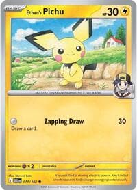 Ethan's Pichu - SV10: Destined Rivals - Pokemon card